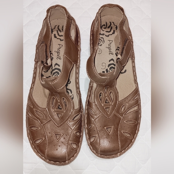 Propet Shoes - Proper Jenna Fisherman Sandals Size 10 Brown